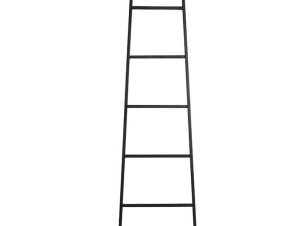 Διακοσμητική Σκάλα – Κρεμάστρα AST549 40x140cm Black Espiel