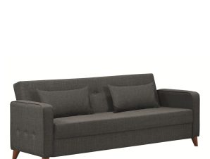 Καναπές Κρεβάτι Τριθέσιος GABRIEL 3S Γκρι 216x79x81cm