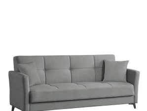 Καναπές Κρεβάτι Τριθέσιος JAVIER 3S Γκρι 206x82x88cm