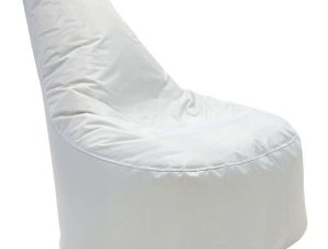 Πουφ Πολυθρόνα Norm Pro Επαγγελματικό 100% Αδιάβροχο Λευκό 65X65X80Cm 056-000043