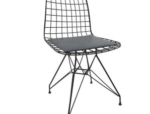 Καρέκλα Sakai 190-000003 45x53x80cm Black