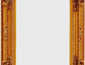 Καθρέπτης Ξύλινος Royal Art 50×70εκ. INA3/3204/70GL (Υλικό: Ξύλο, Χρώμα: Χρυσό ) – Royal Art Collection – INA3/3204/70GL
